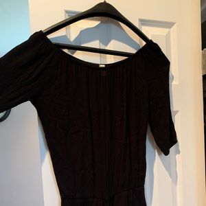 Black romper size medium